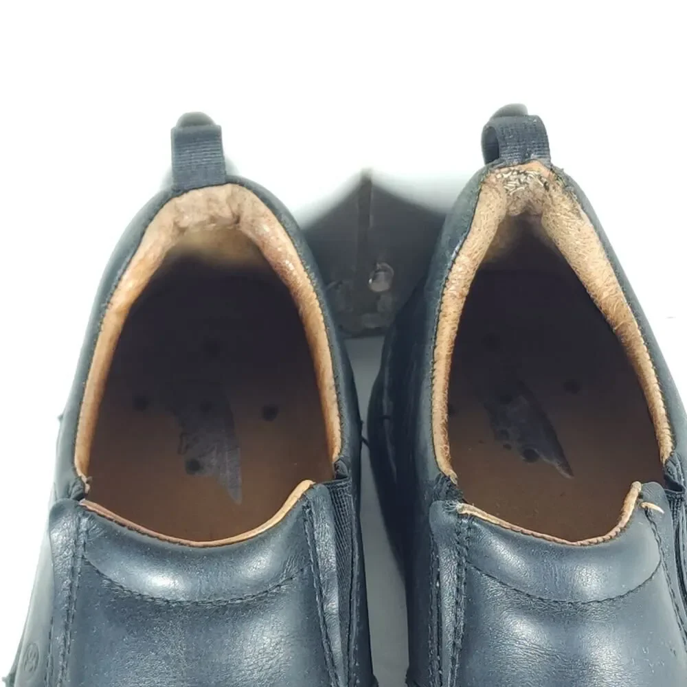 Red Wings Men's 6700 US10,5B Black Leather Steel Toe Slip-On Work Shoes